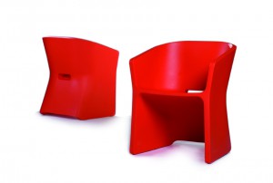 Chaise Sliced - Qui est Paul Sliced Chair Rouge