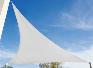 Voile d'ombrage triangulaire blanc - 2 x 2 x 2 m - Hespéride - 9,99 €