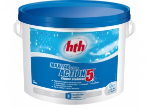 Chlore HTH multifonction en galet - 5 kg