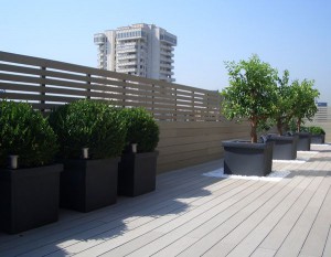 Terrasse en composite bois