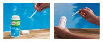 piscine eau verte : tester si l'eau de sa piscine est sur-stabilisée