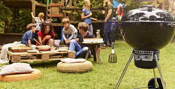 le barbecue master Touch GBS 57 cm de Weber