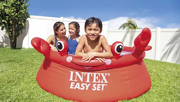 Piscine gonflable Easy Set Intex Crabe rouge référence 26100