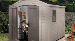 Abri de jardin pvc resine