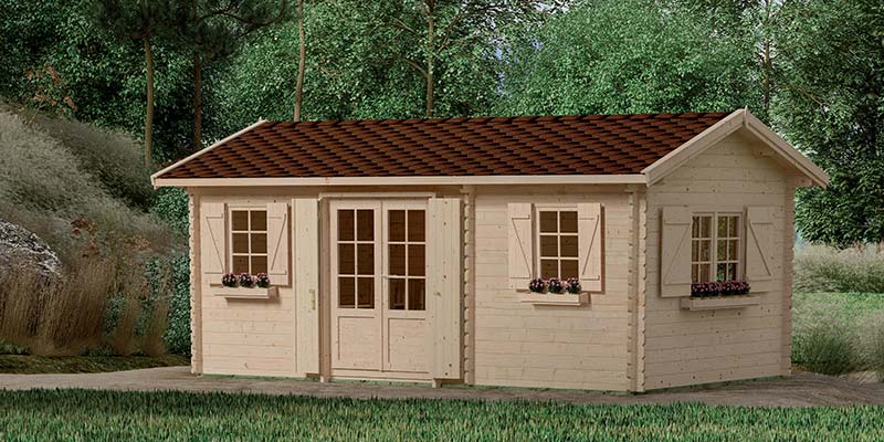 Grand abri de jardin en bois