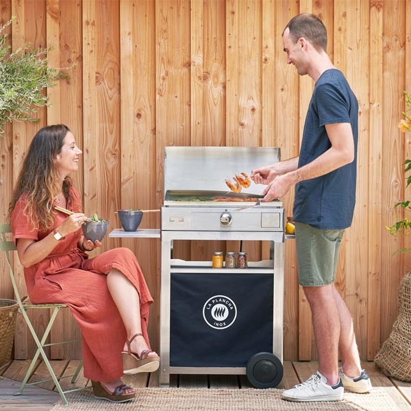 Plancha électrique Inox Le Marquier