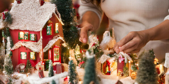 Comment installer harmonieusement votre village de Noël